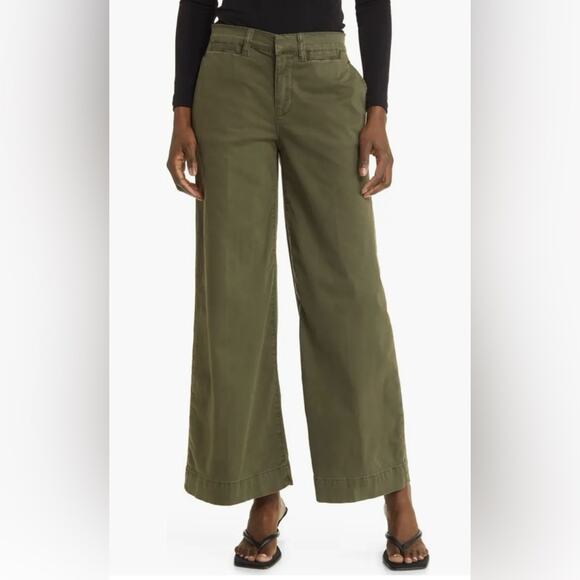 NWT FRAME Le Pixie Tomboy Wide Leg Trousers size 26 - Picture 1 of 10